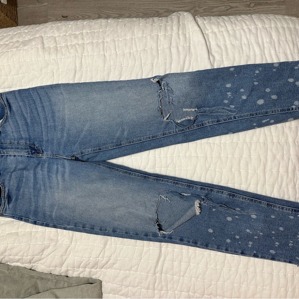 Urban Outfitters Distressed Blue Denim Jeans